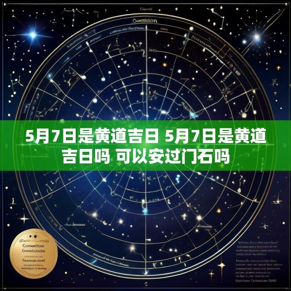 5月7日是黄道吉日 5月7日是黄道吉日吗 可以安过门石吗