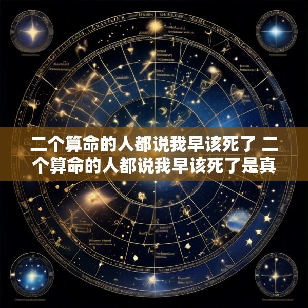 二个算命的人都说我早该死了 二个算命的人都说我早该死了是真的吗