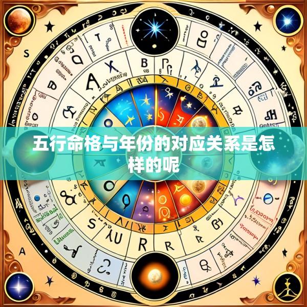 五行命格与年份的对应关系是怎样的呢
