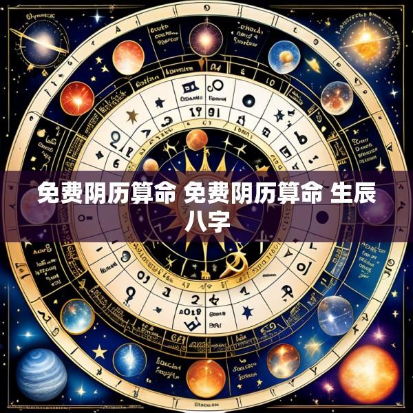 免费阴历算命 免费阴历算命 生辰八字