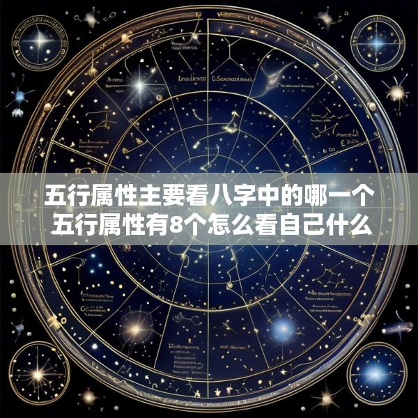 五行属性主要看八字中的哪一个 五行属性有8个怎么看自己什么命