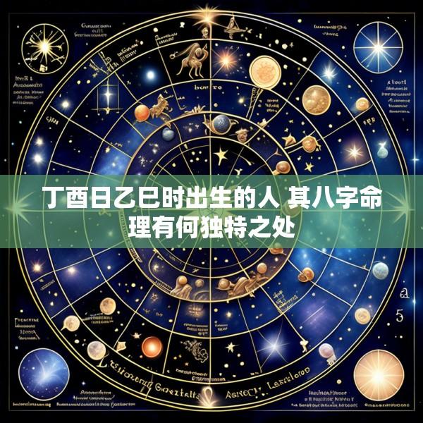丁酉日乙巳时出生的人 其八字命理有何独特之处