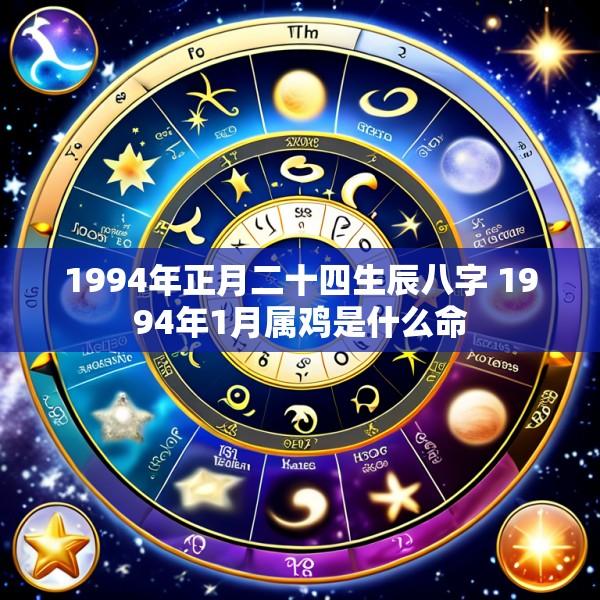 1994年正月二十四生辰八字 1994年1月属鸡是什么命