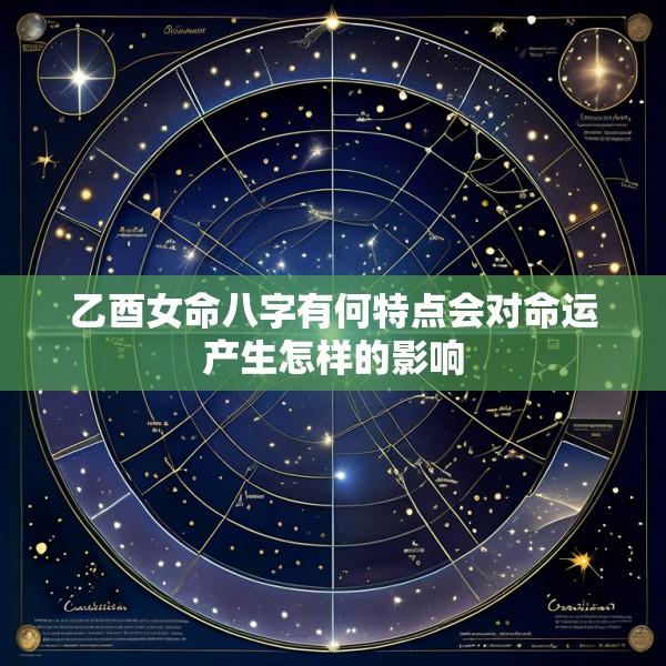 乙酉女命八字有何特点会对命运产生怎样的影响