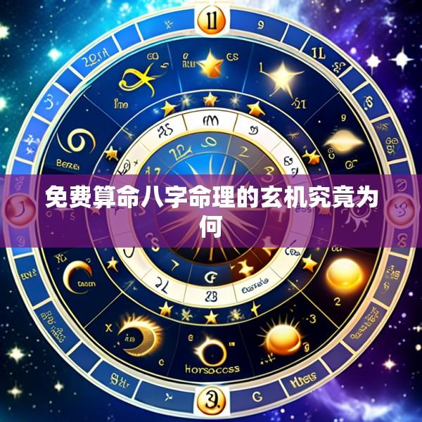 免费算命八字命理的玄机究竟为何