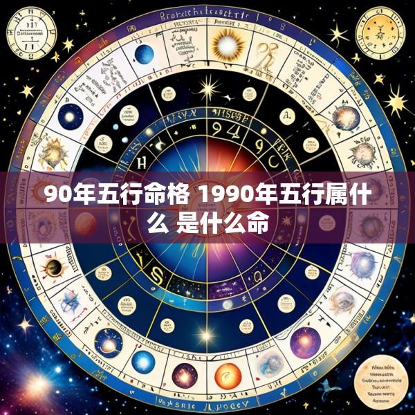90年五行命格 1990年五行属什么 是什么命