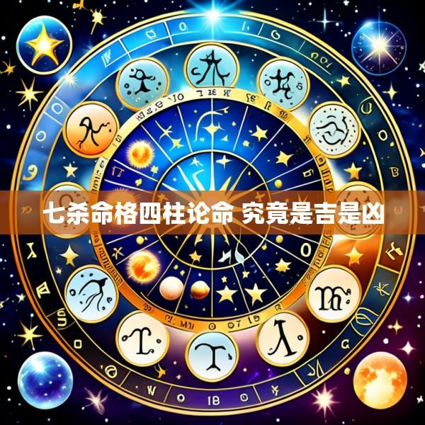 七杀命格四柱论命 究竟是吉是凶