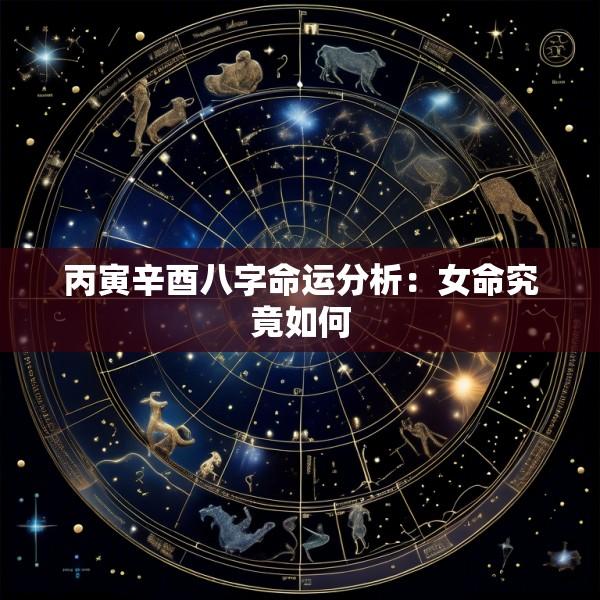 丙寅辛酉八字命运分析：女命究竟如何