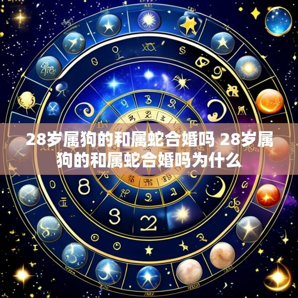 28岁属狗的和属蛇合婚吗 28岁属狗的和属蛇合婚吗为什么