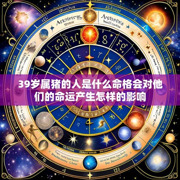 39岁属猪的人是什么命格会对他们的命运产生怎样的影响