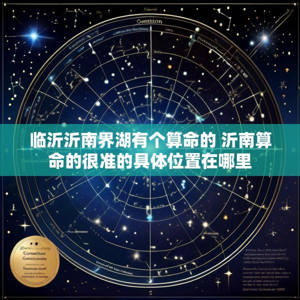 临沂沂南界湖有个算命的 沂南算命的很准的具体位置在哪里