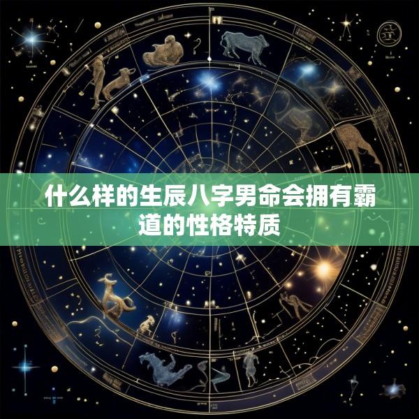 什么样的生辰八字男命会拥有霸道的性格特质