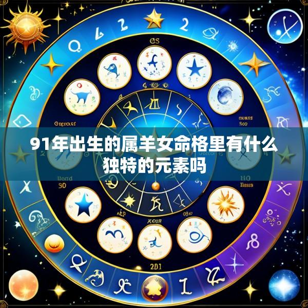91年出生的属羊女命格里有什么独特的元素吗
