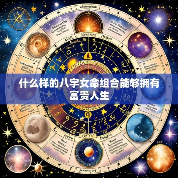 什么样的八字女命组合能够拥有富贵人生
