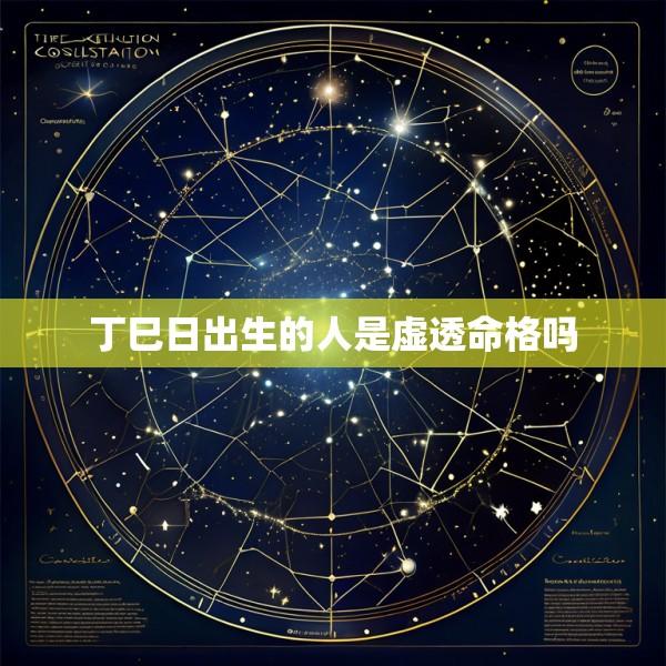丁巳日出生的人是虚透命格吗