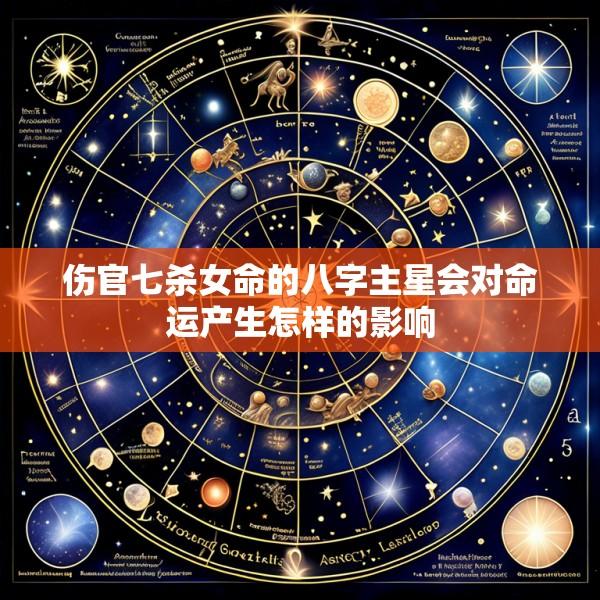 伤官七杀女命的八字主星会对命运产生怎样的影响