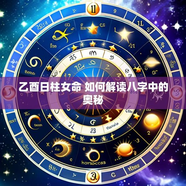 乙酉日柱女命 如何解读八字中的奥秘