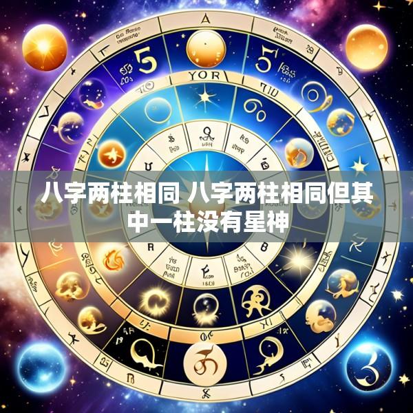 八字两柱相同 八字两柱相同但其中一柱没有星神