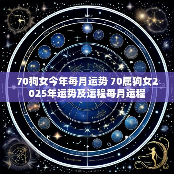 70狗女今年每月运势 70属狗女2025年运势及运程每月运程