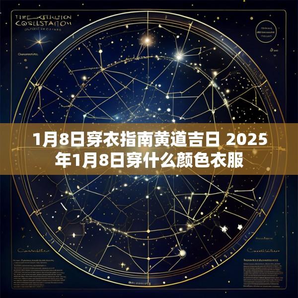 1月8日穿衣指南黄道吉日 2025年1月8日穿什么颜色衣服