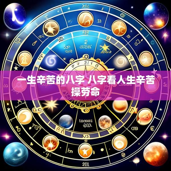 一生辛苦的八字 八字看人生辛苦操劳命