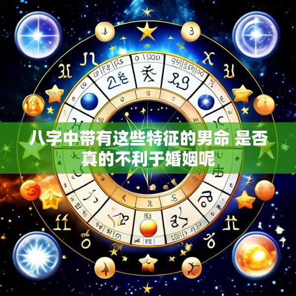 八字中带有这些特征的男命 是否真的不利于婚姻呢