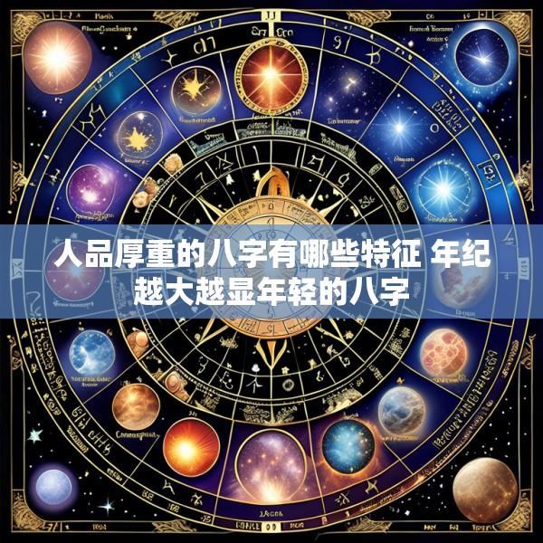 人品厚重的八字有哪些特征 年纪越大越显年轻的八字