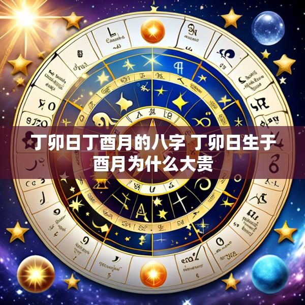 丁卯日丁酉月的八字 丁卯日生于酉月为什么大贵