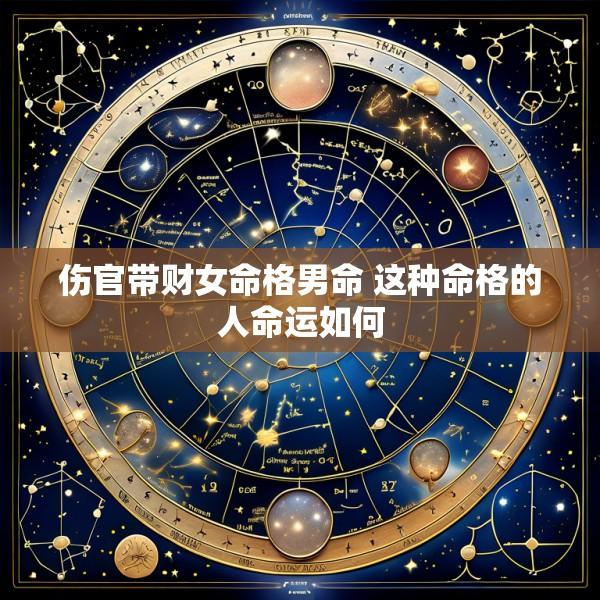 伤官带财女命格男命 这种命格的人命运如何