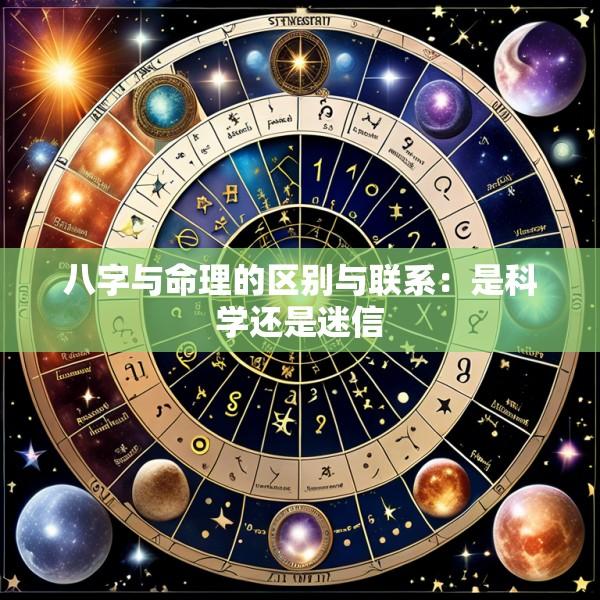 八字与命理的区别与联系：是科学还是迷信
