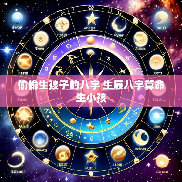 偷偷生孩子的八字 生辰八字算命生小孩
