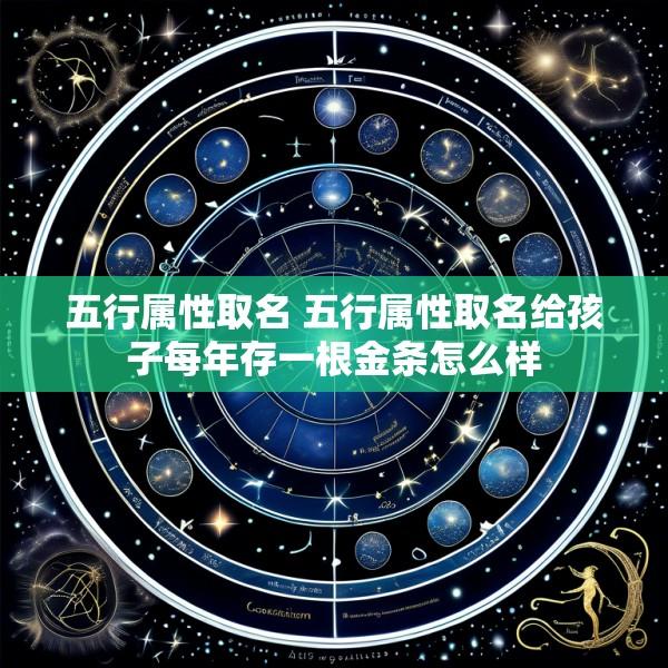 五行属性取名 五行属性取名给孩子每年存一根金条怎么样