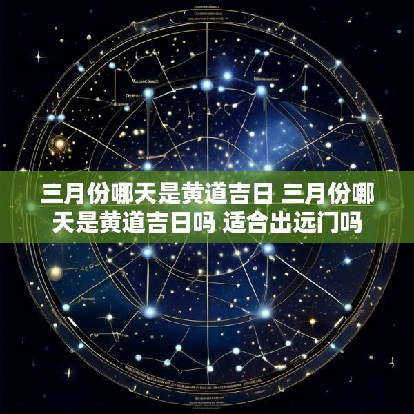 三月份哪天是黄道吉日 三月份哪天是黄道吉日吗 适合出远门吗