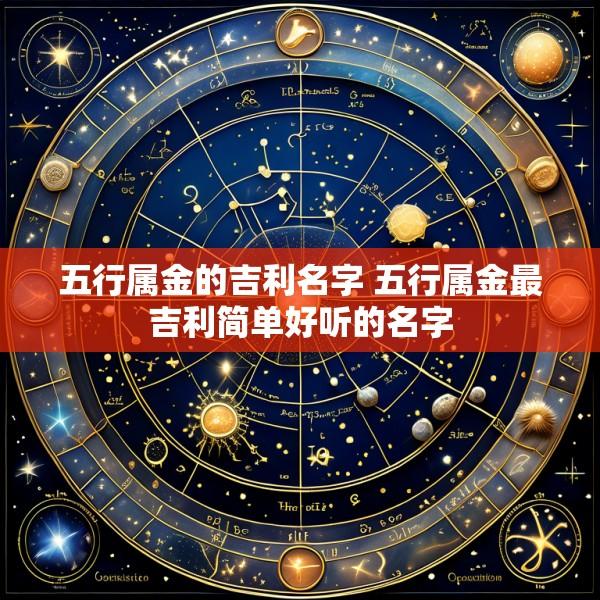 五行属金的吉利名字 五行属金最吉利简单好听的名字
