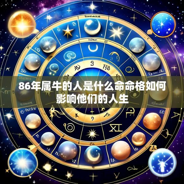 86年属牛的人是什么命命格如何影响他们的人生