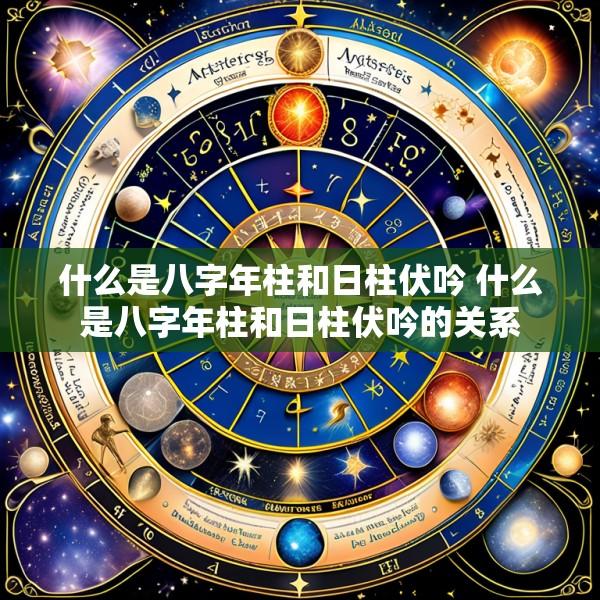 什么是八字年柱和日柱伏吟 什么是八字年柱和日柱伏吟的关系
