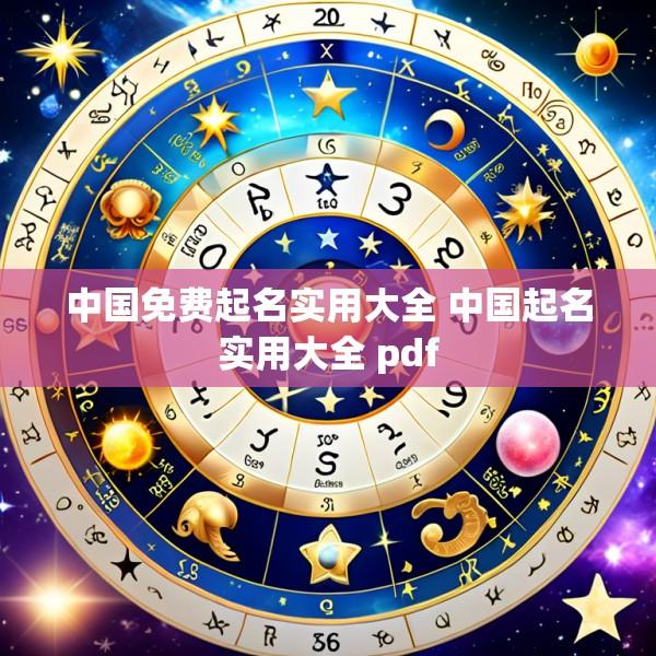 中国免费起名实用大全 中国起名实用大全 pdf