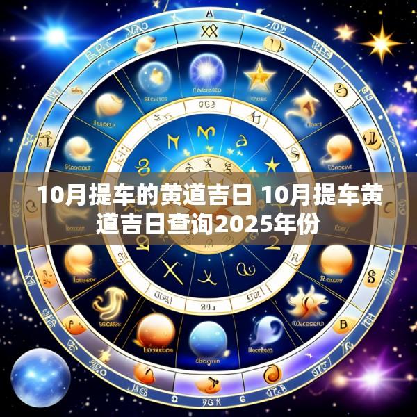 10月提车的黄道吉日 10月提车黄道吉日查询2025年份