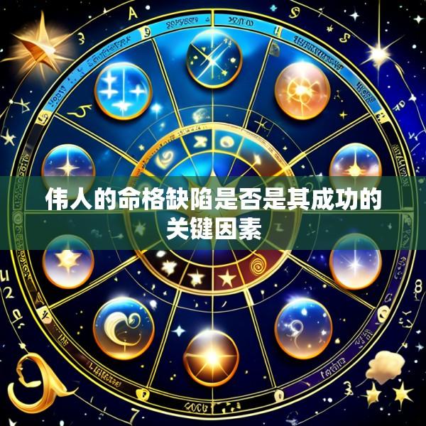 伟人的命格缺陷是否是其成功的关键因素
