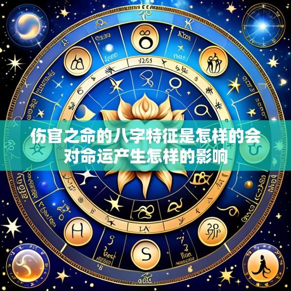 伤官之命的八字特征是怎样的会对命运产生怎样的影响