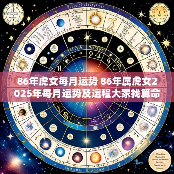 86年虎女每月运势 86年属虎女2025年每月运势及运程大家找算命网