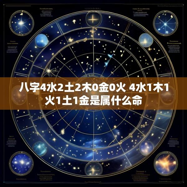 八字4水2土2木0金0火 4水1木1火1土1金是属什么命
