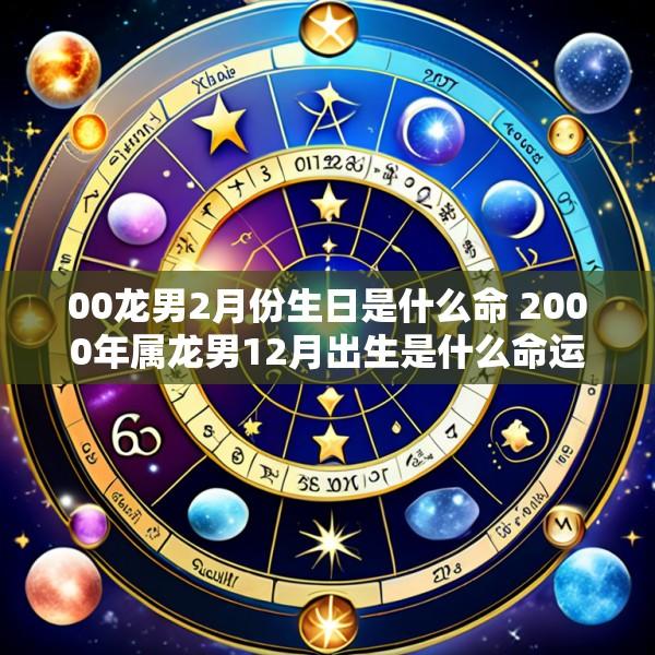 00龙男2月份生日是什么命 2000年属龙男12月出生是什么命运