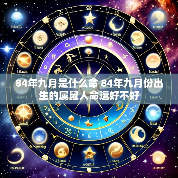 84年九月是什么命 84年九月份出生的属鼠人命运好不好