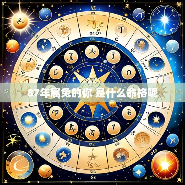 87年属兔的你 是什么命格呢