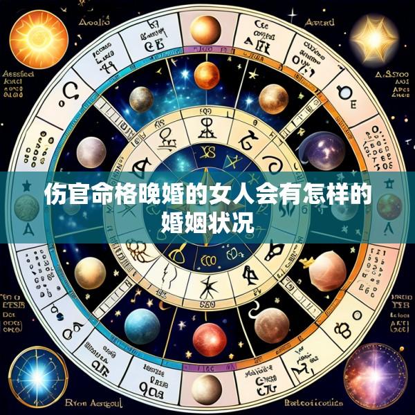 伤官命格晚婚的女人会有怎样的婚姻状况
