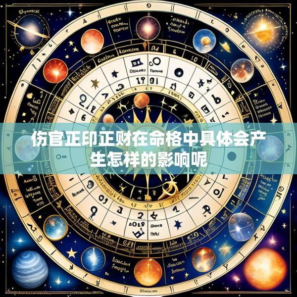 伤官正印正财在命格中具体会产生怎样的影响呢
