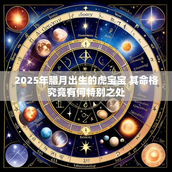 2025年腊月出生的虎宝宝 其命格究竟有何特别之处