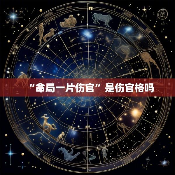 “命局一片伤官”是伤官格吗
