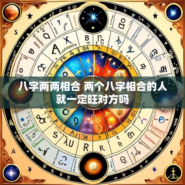 八字两两相合 两个八字相合的人就一定旺对方吗